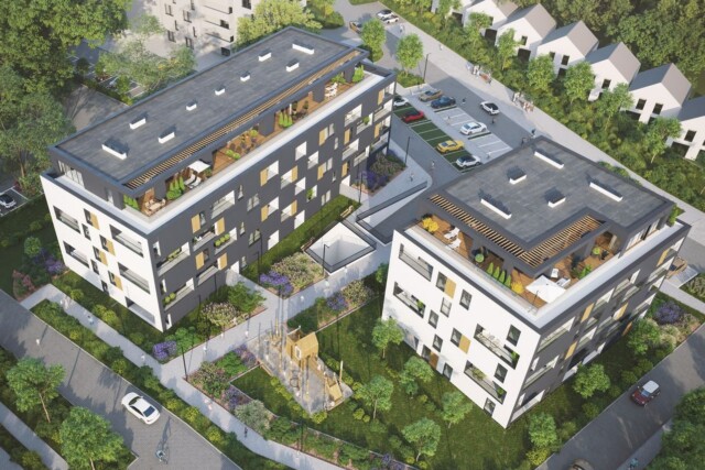 2-pokojowe mieszkanie z balkonem – 36,83 m² | 1 piętro | Nowa inwestycja przy lasku paprocańskim.