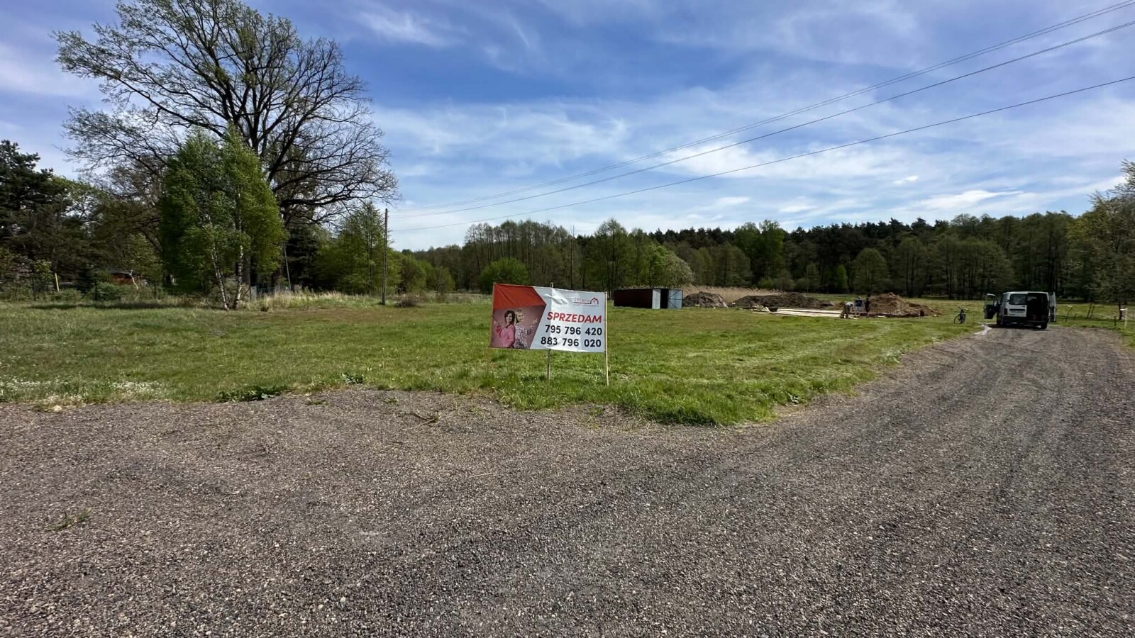 Działka budowlana 907 m² przy lesie | MPZP | Media | Badania gruntu